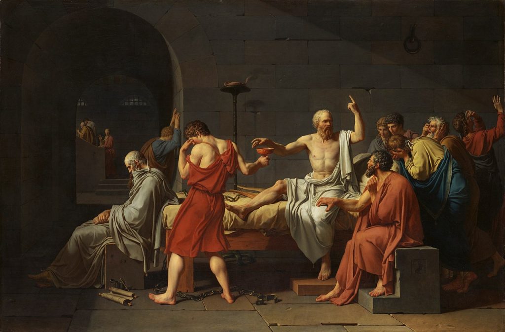 تابلو مرگ سقراط